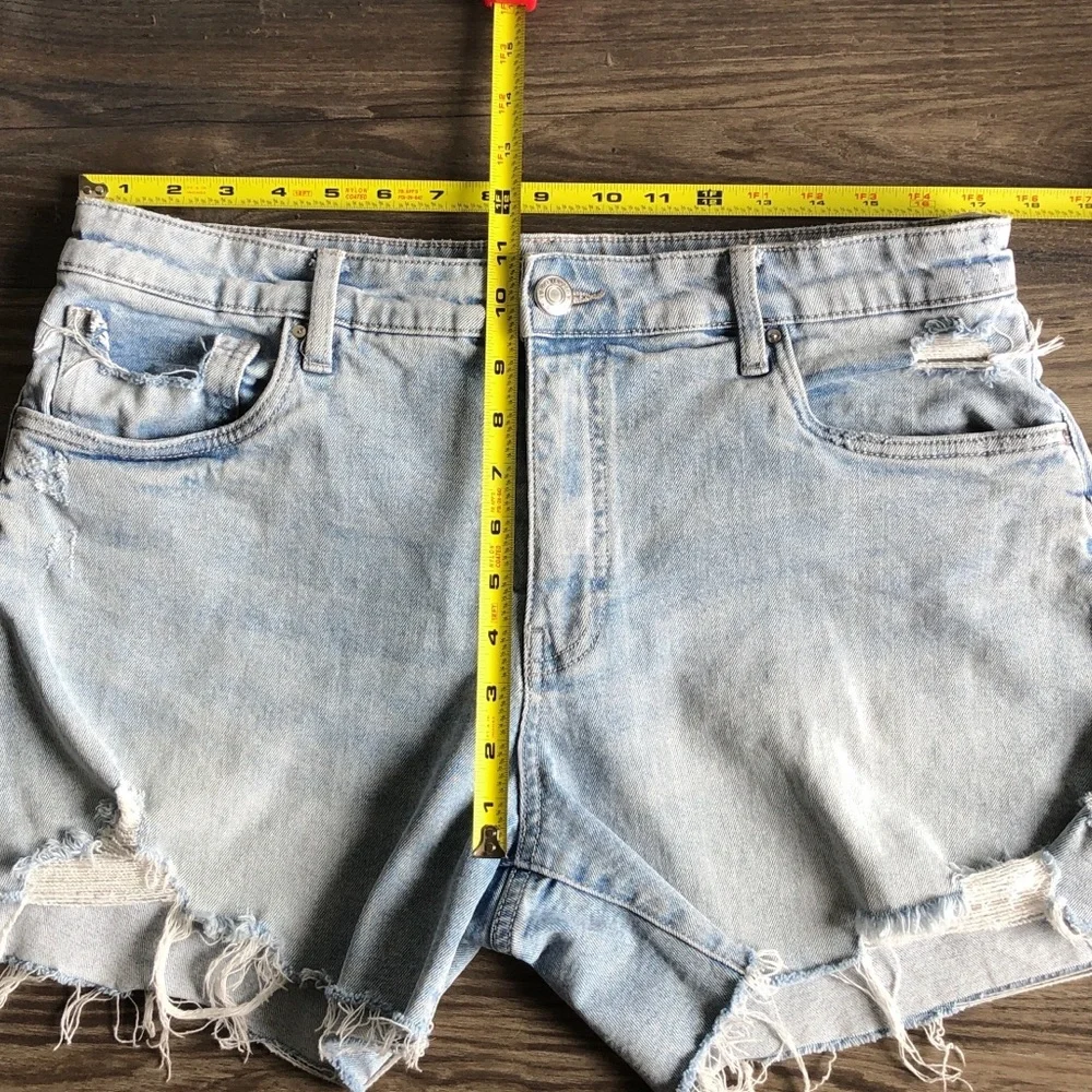 Kut From The Kloth Jane Long Short High Rise Cutoff Jean Denim Distressed 12